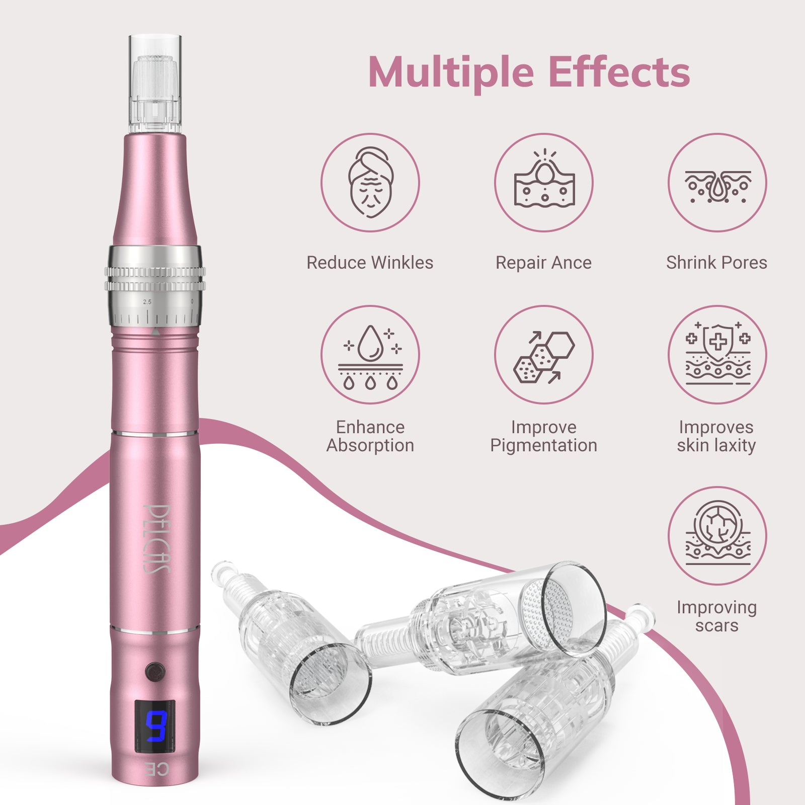 PELCAS V2 Professional Microneedling Pen