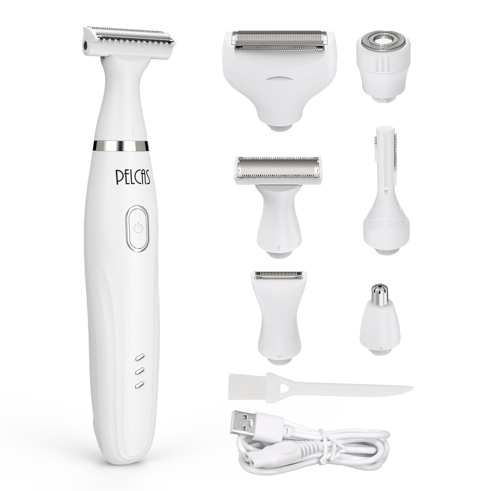 PELCAS 6-in-1 Electric Bikini Trimmer