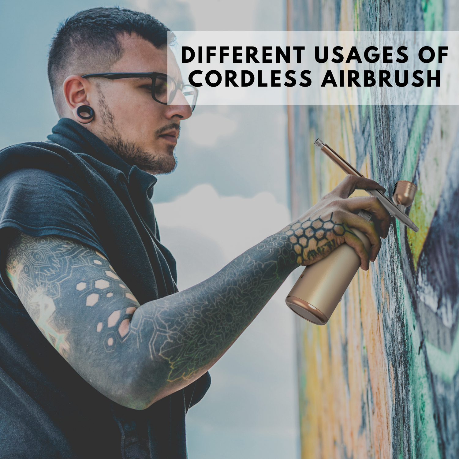 Exploring the Artistic Versatility: Different Usages of Cordless Airbrush