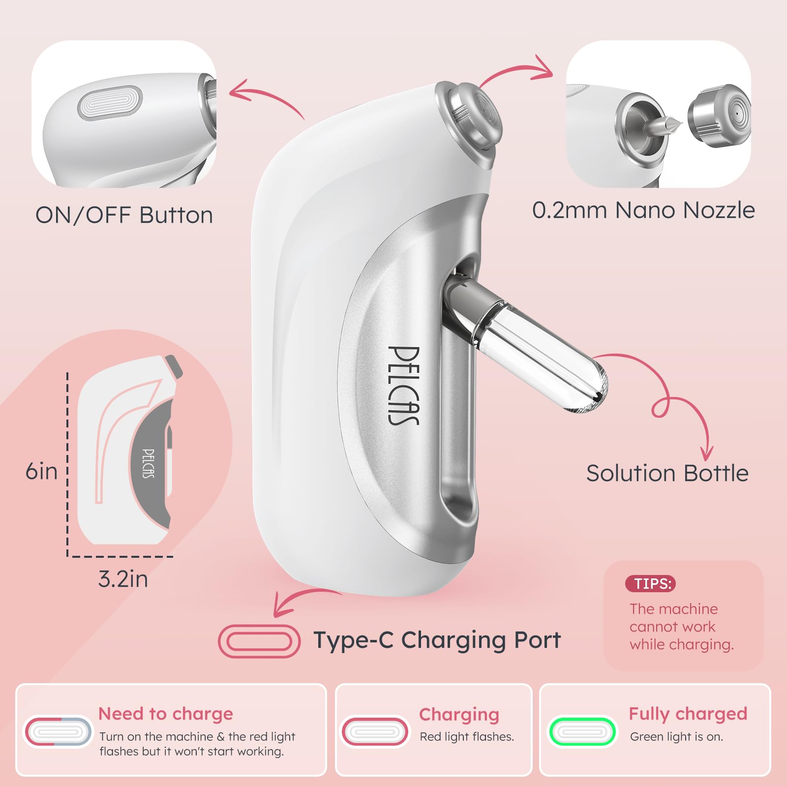 PELCAS Nano Facial Mister Pro