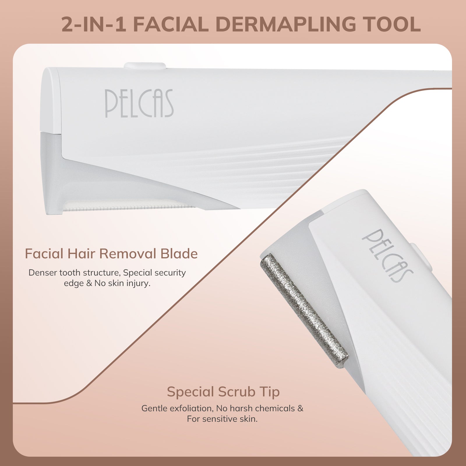 PELCAS Mini Electric Dermaplaning Tool Kit