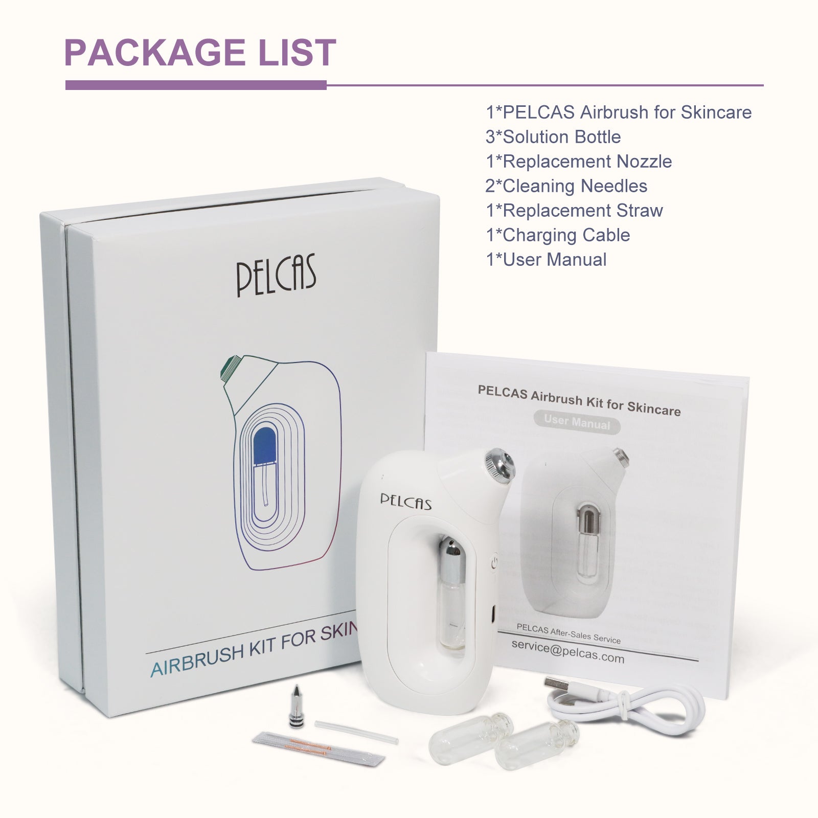 PELCAS cordless facial mister