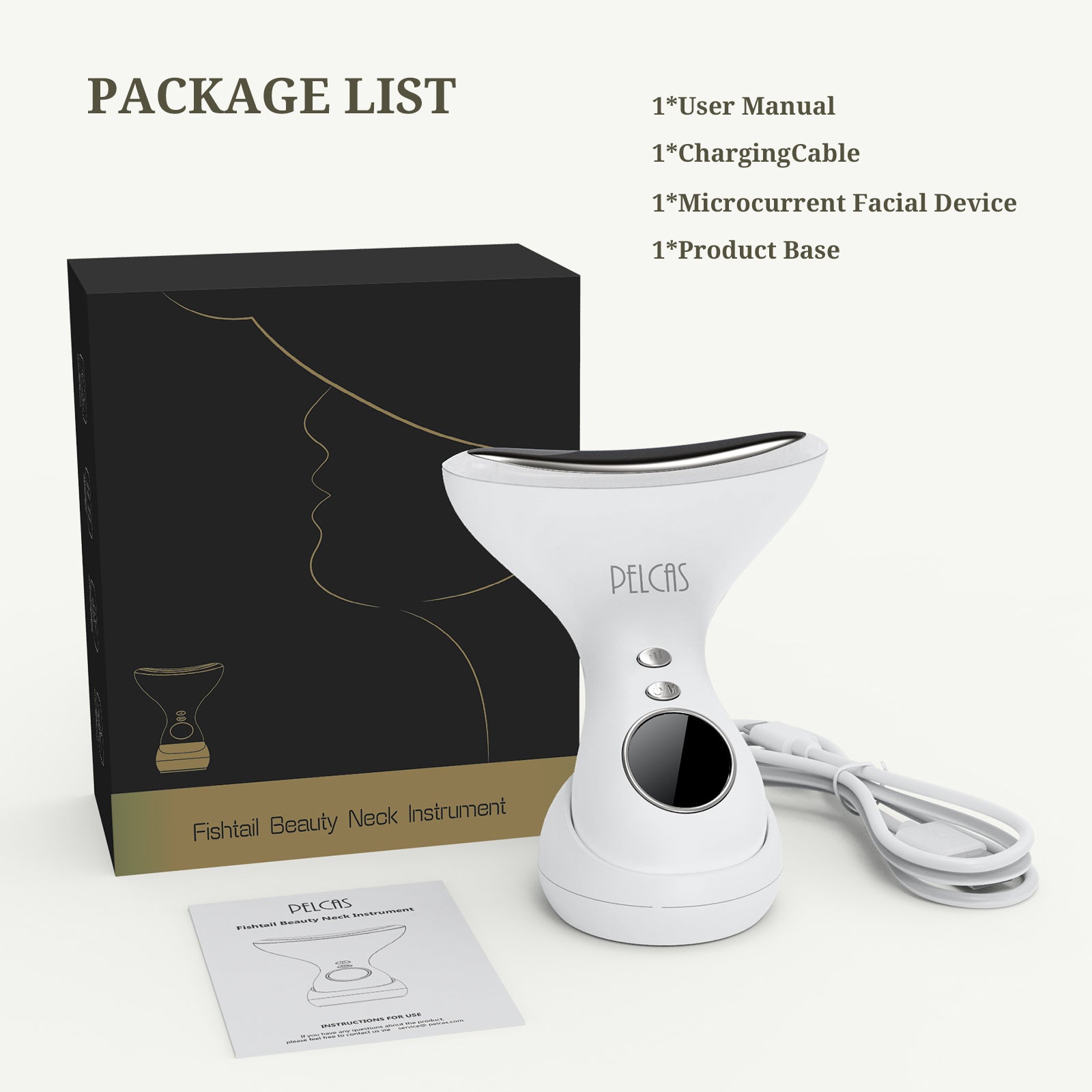 PELCAS EMS Facial Massager