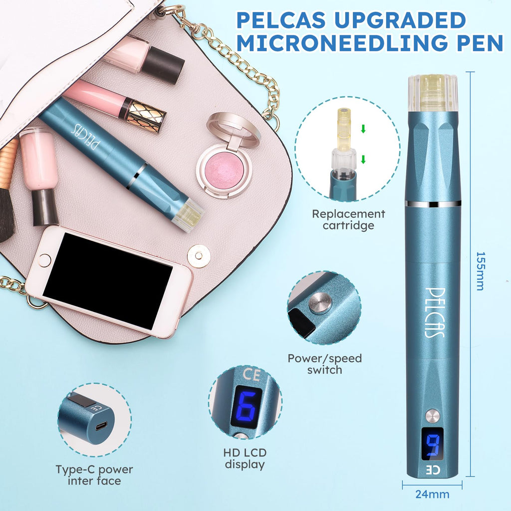 PELCAS Automatic Serum Applicator Microneedling Pen