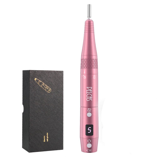 Pelcas Portable Electric Nail Drill Manicure and Pedicures Nail E-file Cordless Electric Nail File 20000 RPM