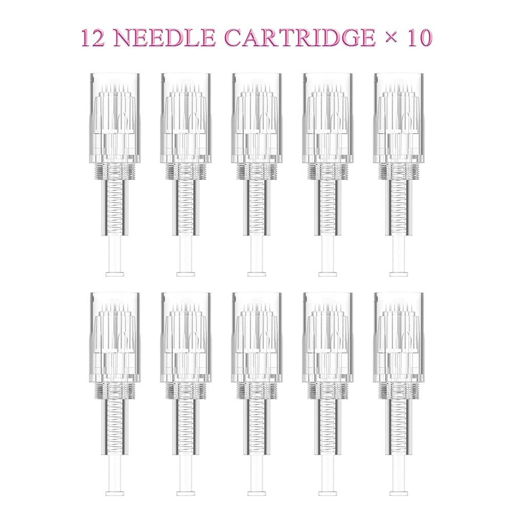 PELCAS Microneedling Pen 12 PIN  Replacement Cartridge 10PCS