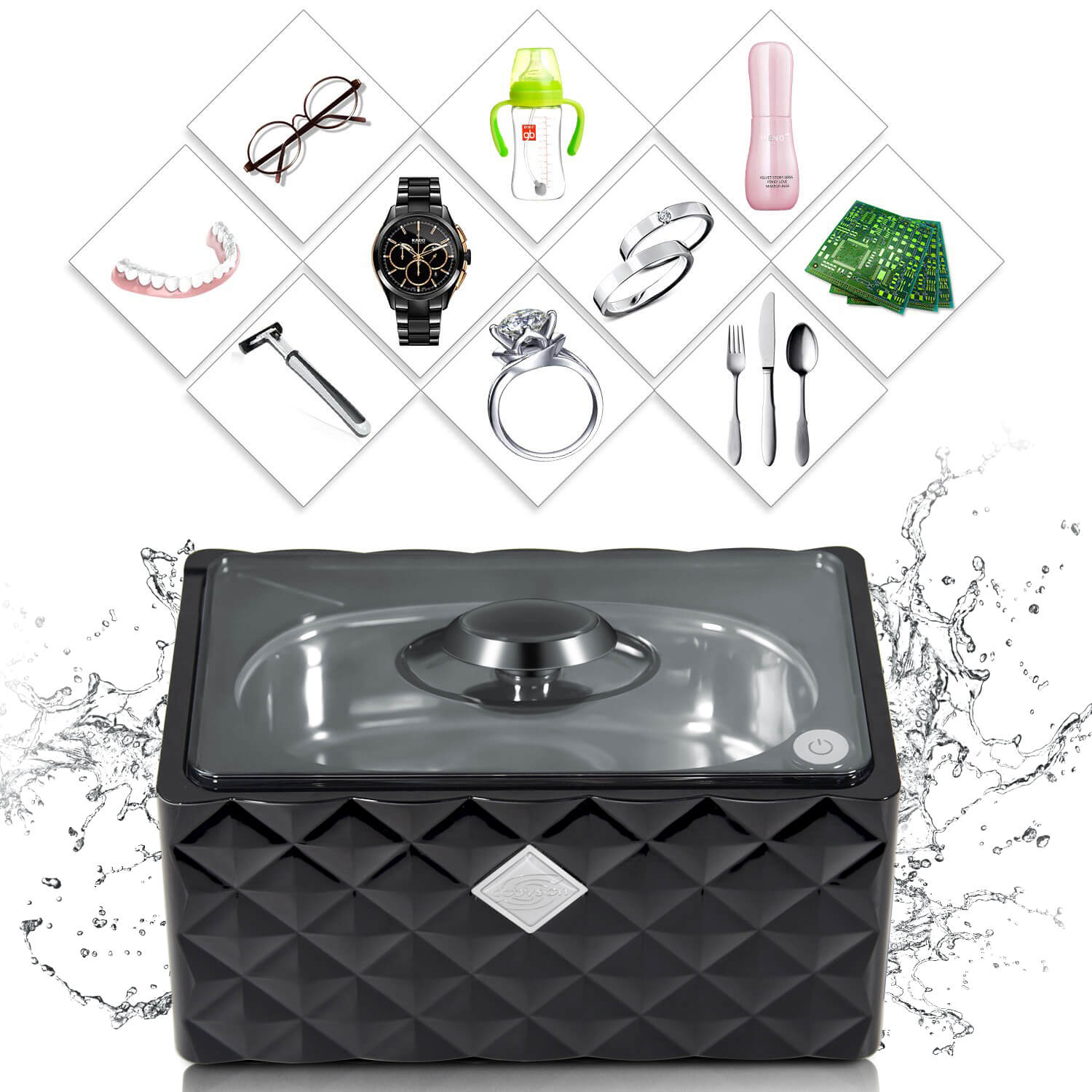 PELCAS ultrasonic jewelry cleaner