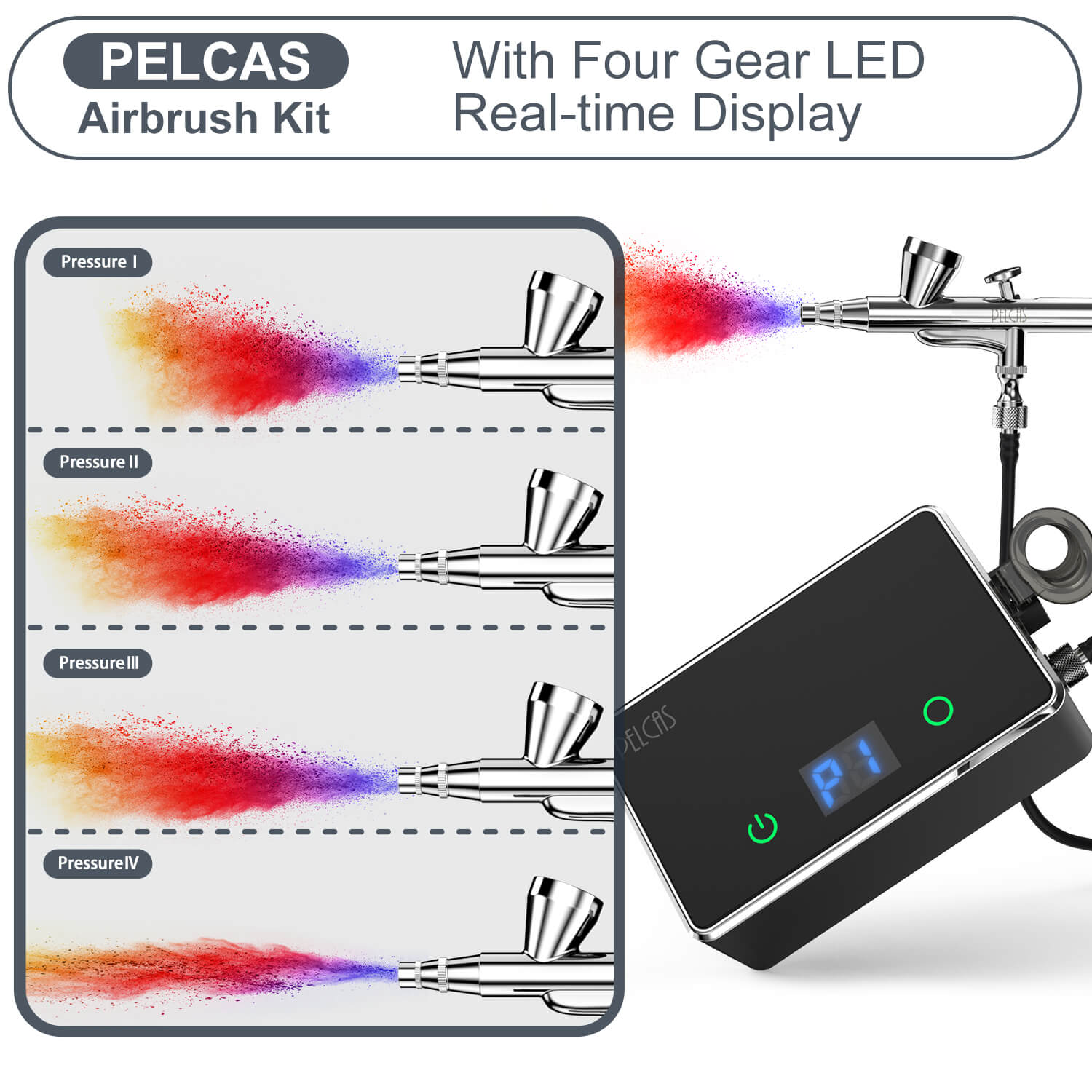 PELCAS air spray makeup gun