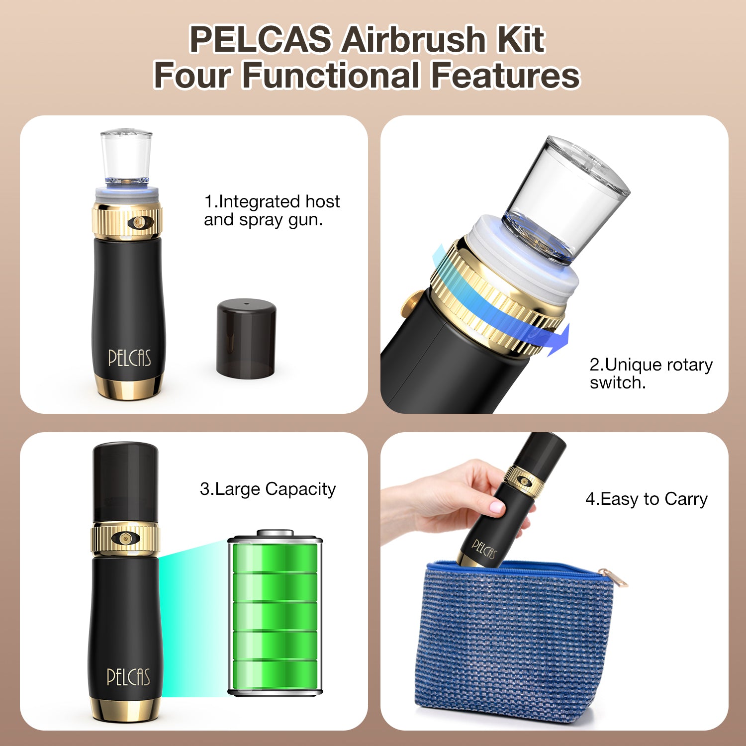 PELCAS Air Airbrush Makeup Machine for Truly Flawless Skin