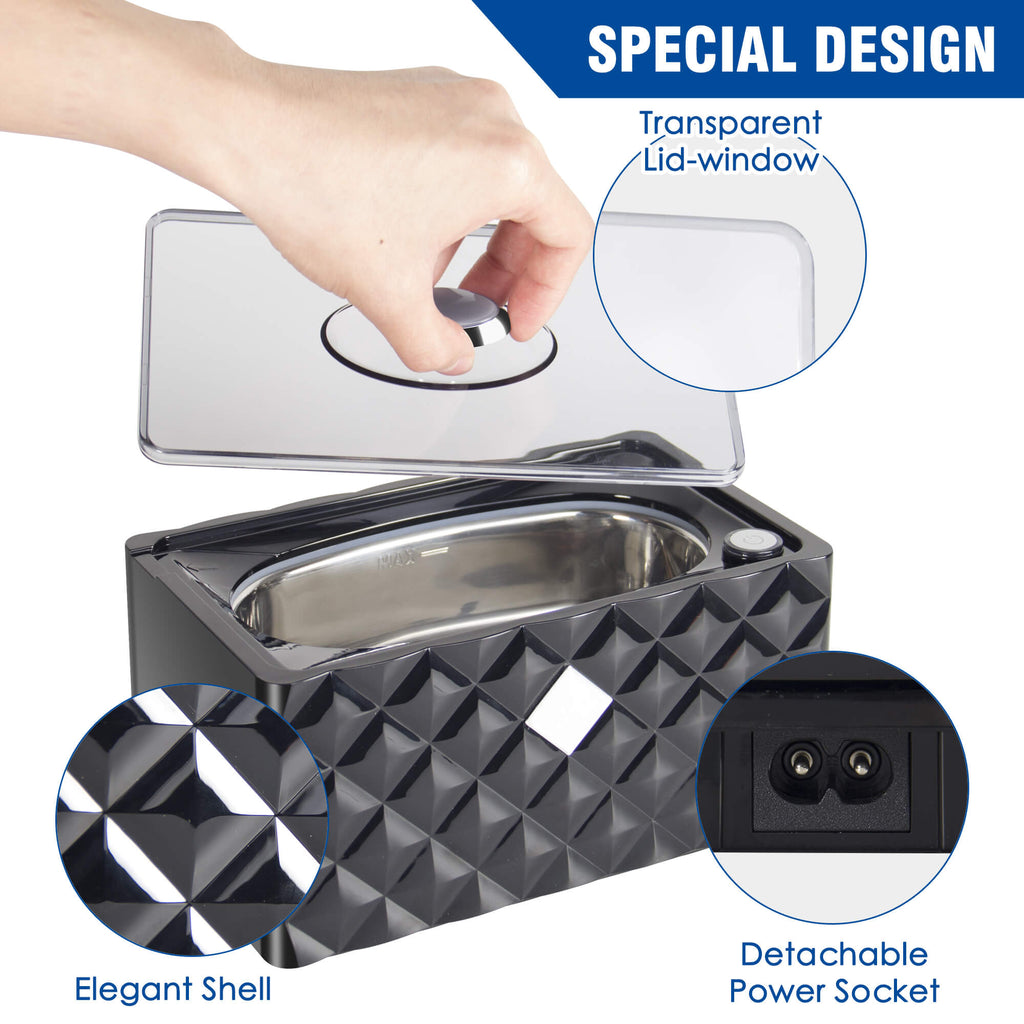 PELCAS ultrasonic jewelry cleaner at home