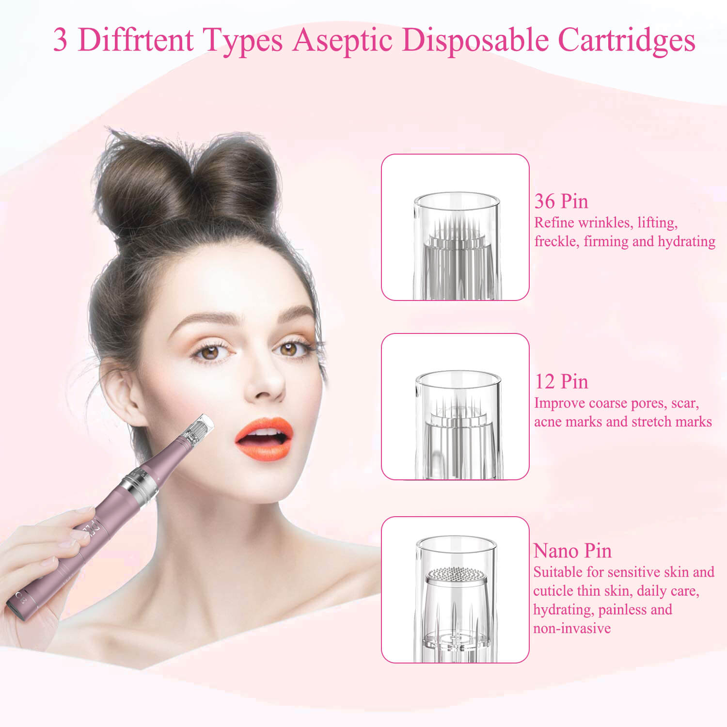 Hair Growth Best Home Dermapen PELCAS Microneedling Pen Derma Pen