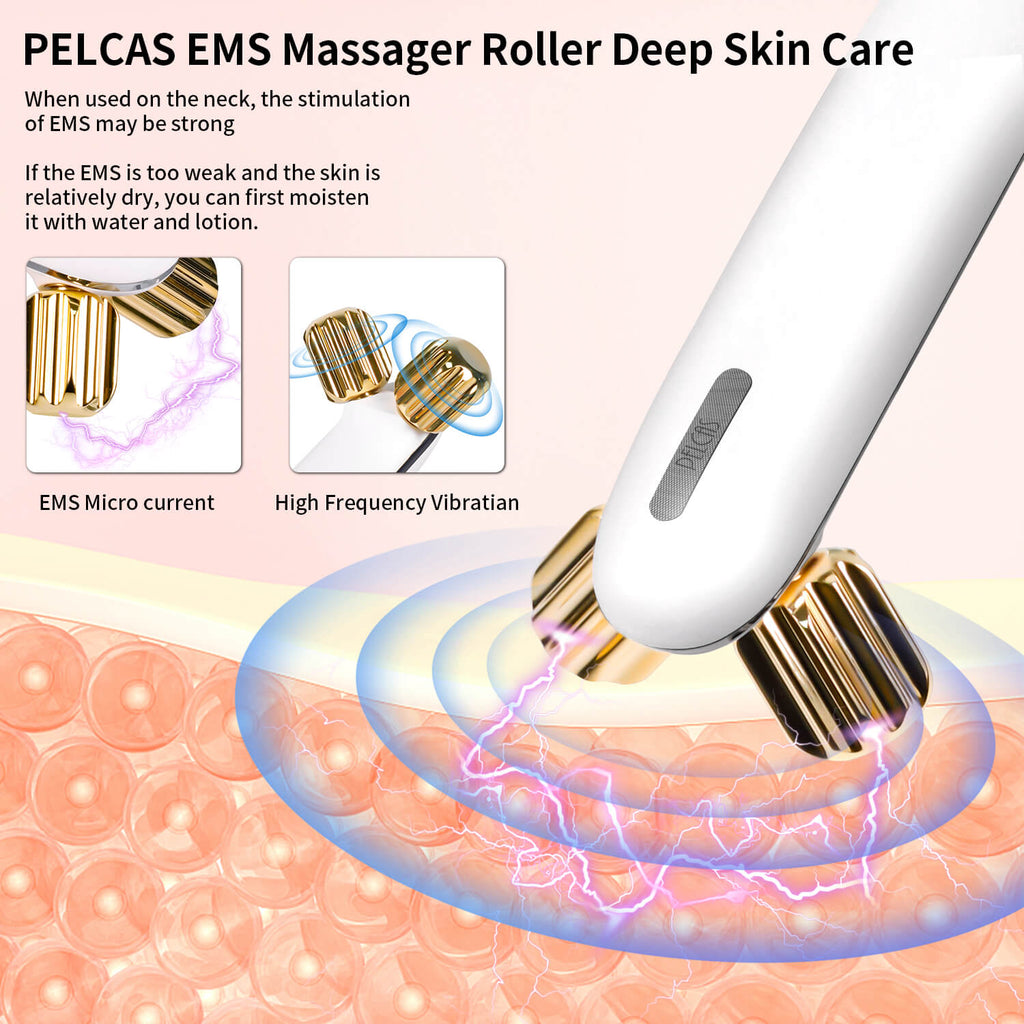 PELCAS face massage roller