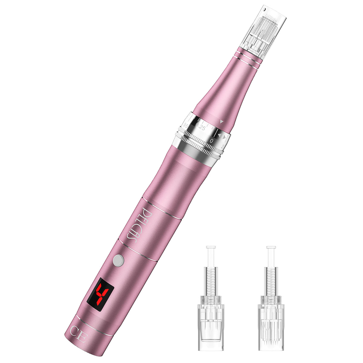 PELCAS Cordless Electric Microneedling Pen with LED Display Screen Adj ...