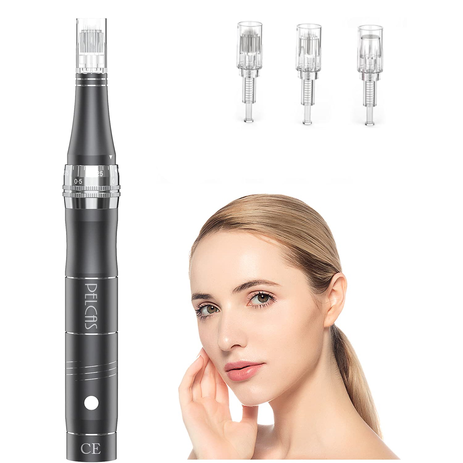 PELCAS Cordless Microneedling Pen