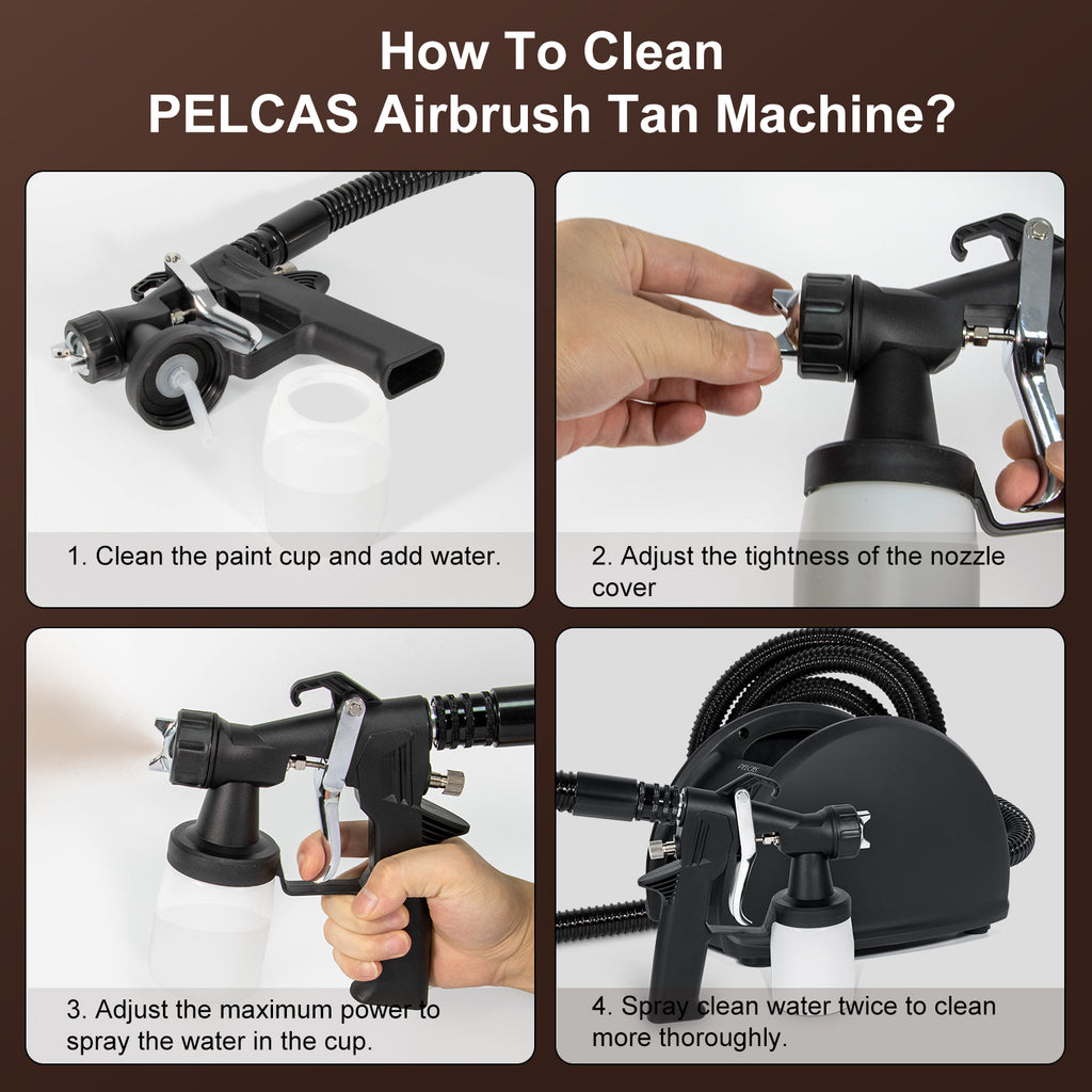 PELCAS at home airbrush tanning machines