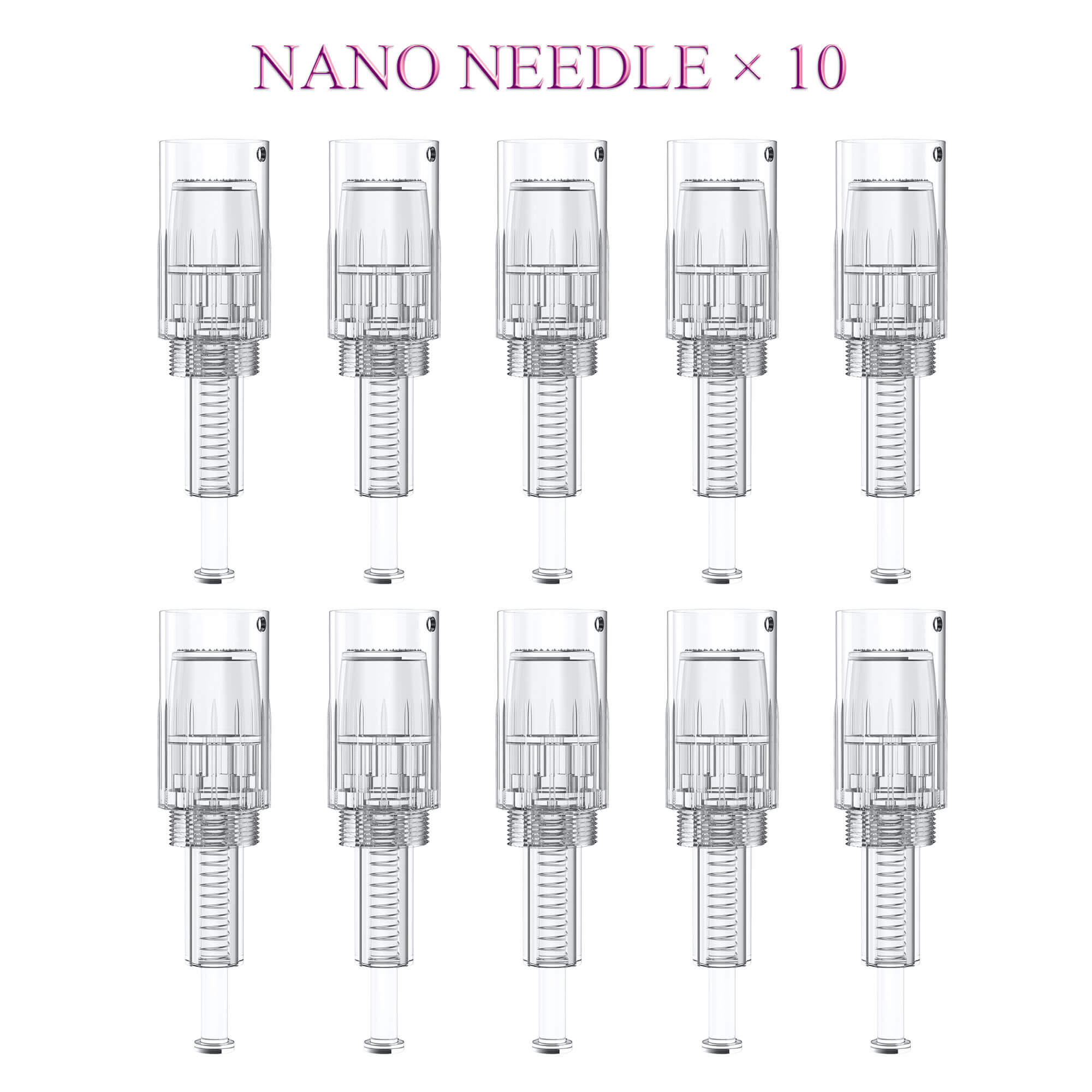 PELCAS Microneedling Pen Nano Replacement Cartridge 10pcs